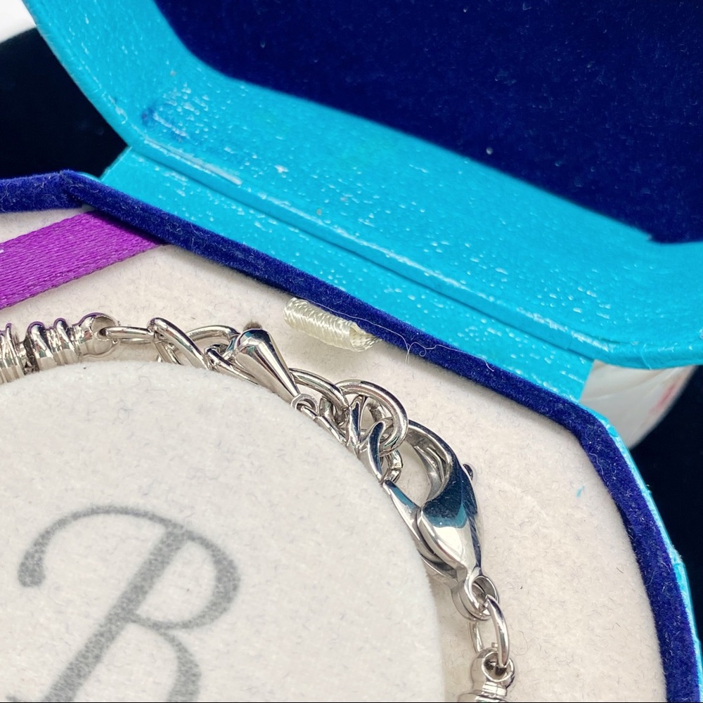 Bella Perlina Charm Bracelet Black, Crystal, Pearl & Silver Bead Customizable - Picture 4 of 14